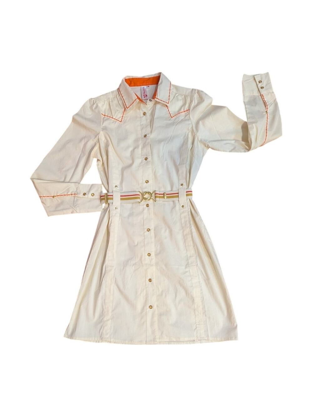 NWOT Pepe Jeans London Lindsay Belted Dress Size M